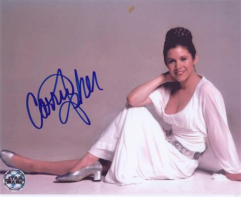 carrie fisher signed photo|carrie fisher signed.